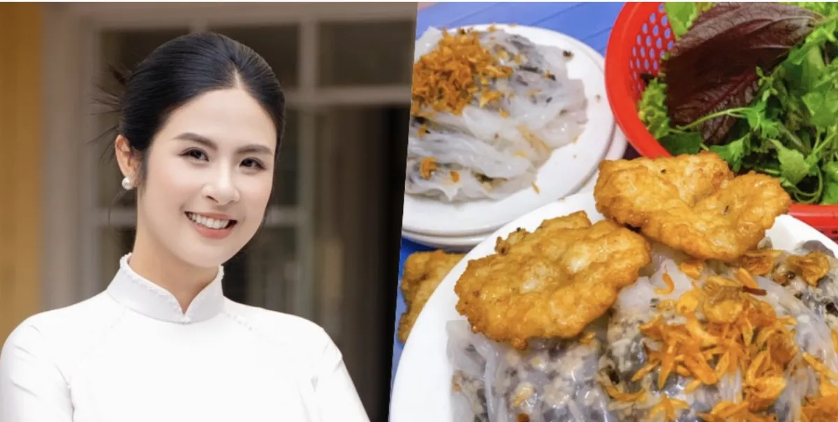 Ngoc Han Cicipi Nasi Gulung Sosis Cumi Khas Ha Long Saat Kunjungan Kerja Sekaligus Liburan