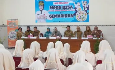 Pemkot Mojokerto Sosialisasikan B2SA di Sekolah, Ajak Pelajar Lebih Selektif Memilih Jajanan