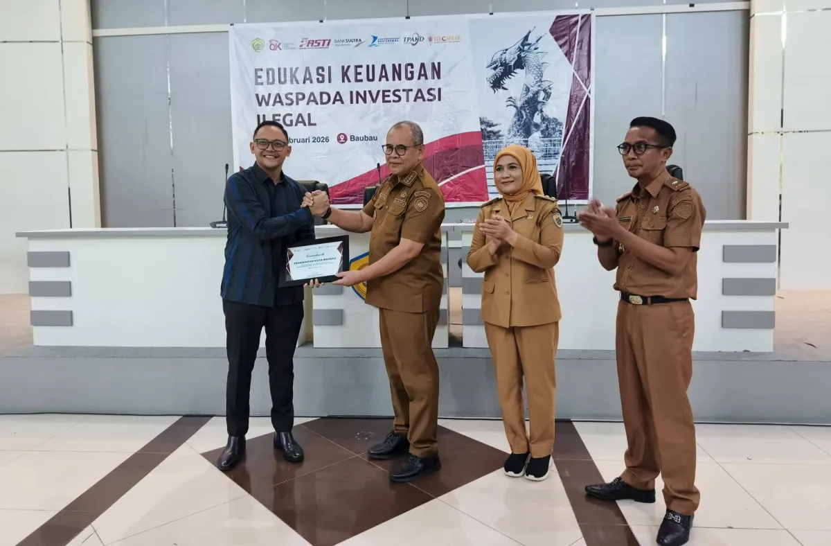 Pemkot Baubau dan OJK Sultra Gelar Edukasi Waspada Investasi Ilegal, Tekankan Pentingnya Literasi Keuangan