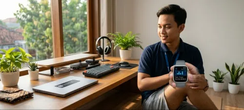 Mahasiswa IT Zaky Bahtiar Terapkan Digital Wellness untuk Menjaga Kesehatan
