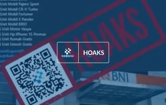 Unggahan Undian Berhadiah Wondr BNI Periode Maret 2026 di Facebook Dipastikan Hoaks