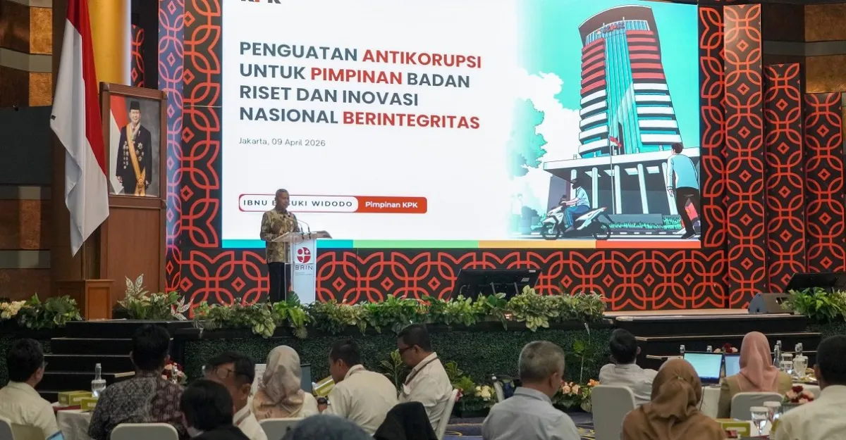 KPK Beri Penguatan Antikorupsi kepada 153 Pimpinan BRIN untuk Perkuat Integritas Riset