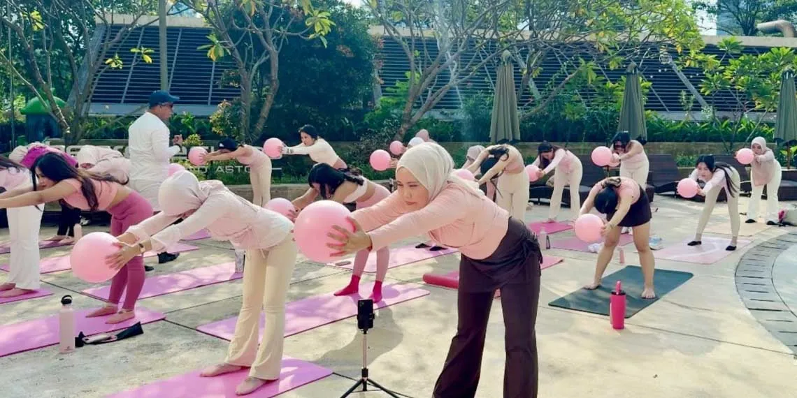 Pinklates Meramaikan Program Wellness di The Grove Suites by Grand Aston