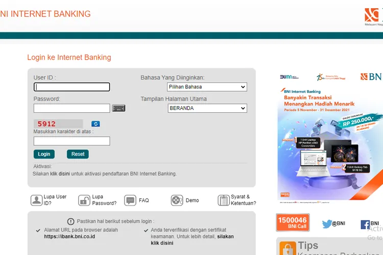 BNI Akan Menutup Permanen Layanan Internet Banking pada 4 Mei 2026