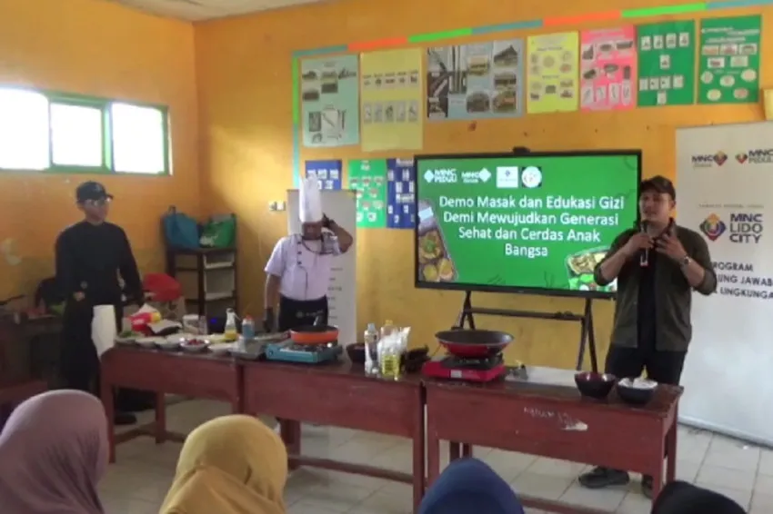 MNC Peduli dan MNC Tourism Beri Edukasi Gizi serta Demo Masak untuk Warga Kampung Cibilik Sukabumi