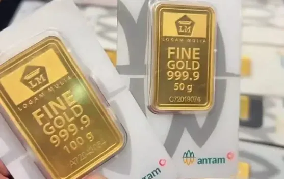Harga Emas Batangan Turun Rp13.000 per Gram pada Selasa, 3 Maret 2026