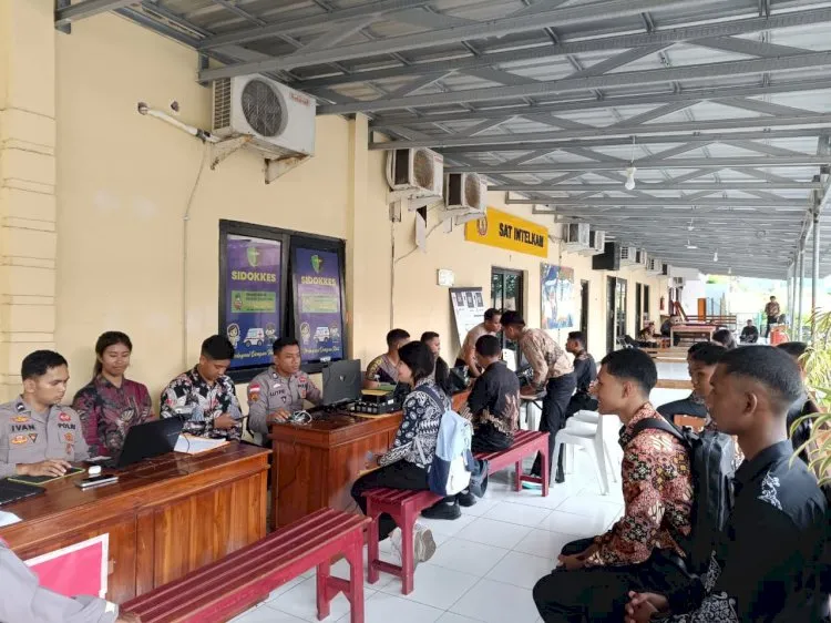 Panbanrim Polresta Kupang Kota Intensifkan Verifikasi Pendaftaran Online Penerimaan Polri 2026