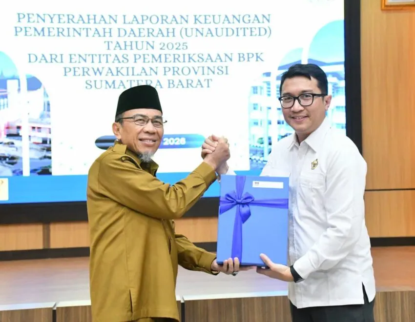 Pemko Padang Serahkan LKPD 2025 Tepat Waktu ke BPK Sumbar