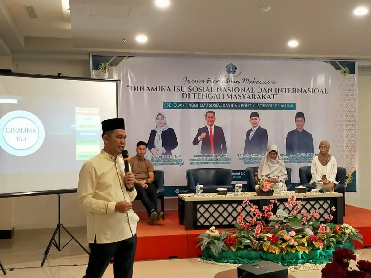 Ratusan Mahasiswa Tanjungpinang dan Bintan Diskusikan Isu Sosial Nasional-Internasional di Forum STISIPOL Raja Ali Haji