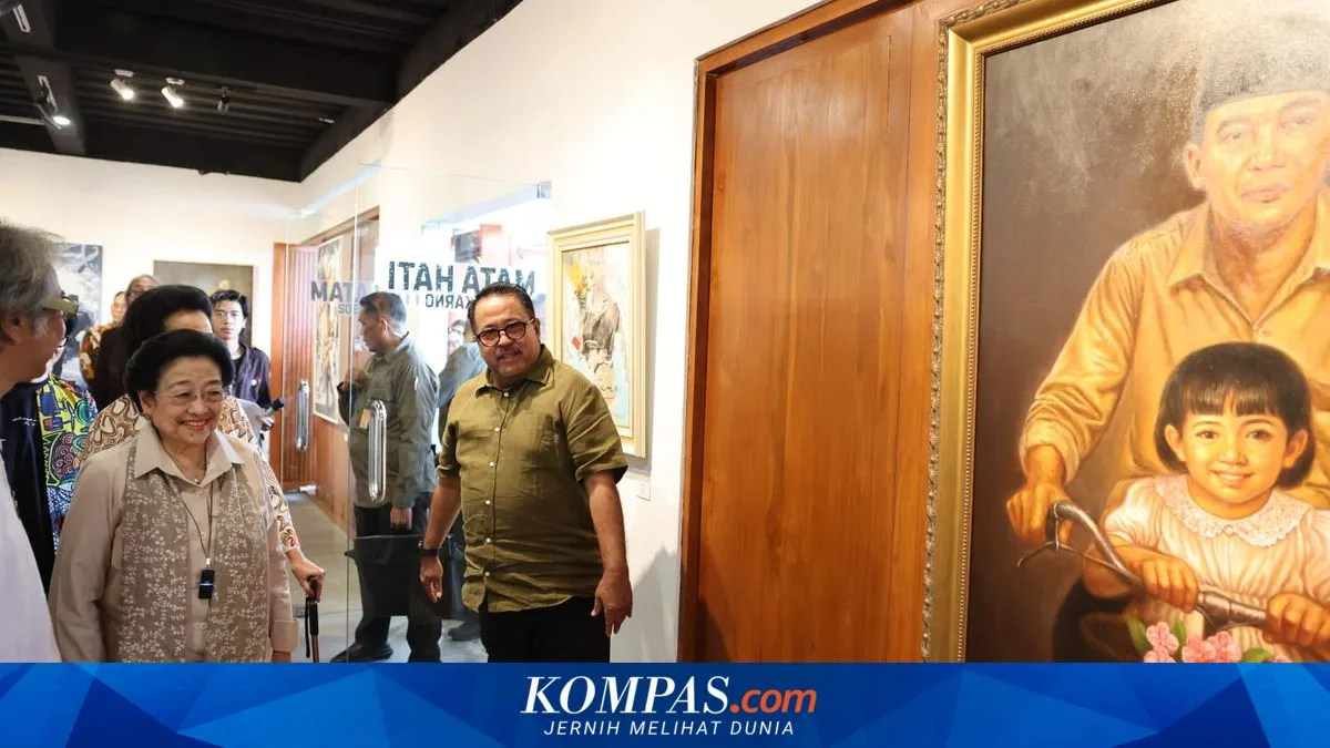 Di Depan Lukisan Sepeda Bung Karno, Megawati Menangis: Mengapa Nostalgia Politik dan Seni Ini Mendadak Jadi Tren