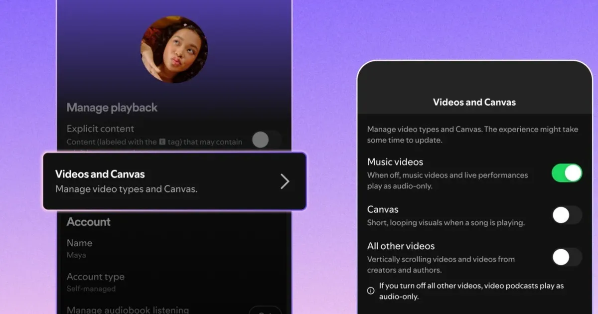 Spotify Perkenalkan Opsi untuk Menonaktifkan Video di Aplikasi