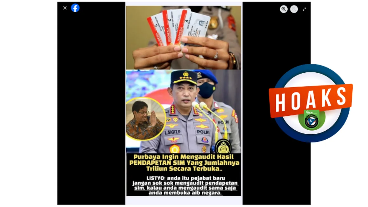 Kemenkeu Bantah Hoaks soal Purbaya Disebut Ingin Audit Pendapatan Polri dari SIM dan Ditentang Kapolri