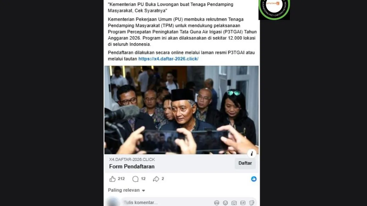 P3TGAI 2026 Digelar di 12.000 Lokasi, Kementerian PU Buka Rekrutmen Tenaga Pendamping Masyarakat