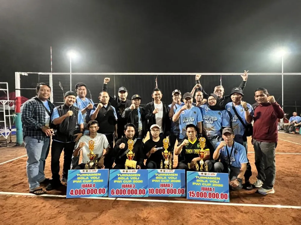Kodim 0805 Ngawi Juara PWI Cup 2026, Turnamen Voli Direncanakan Jadi Agenda Tahunan