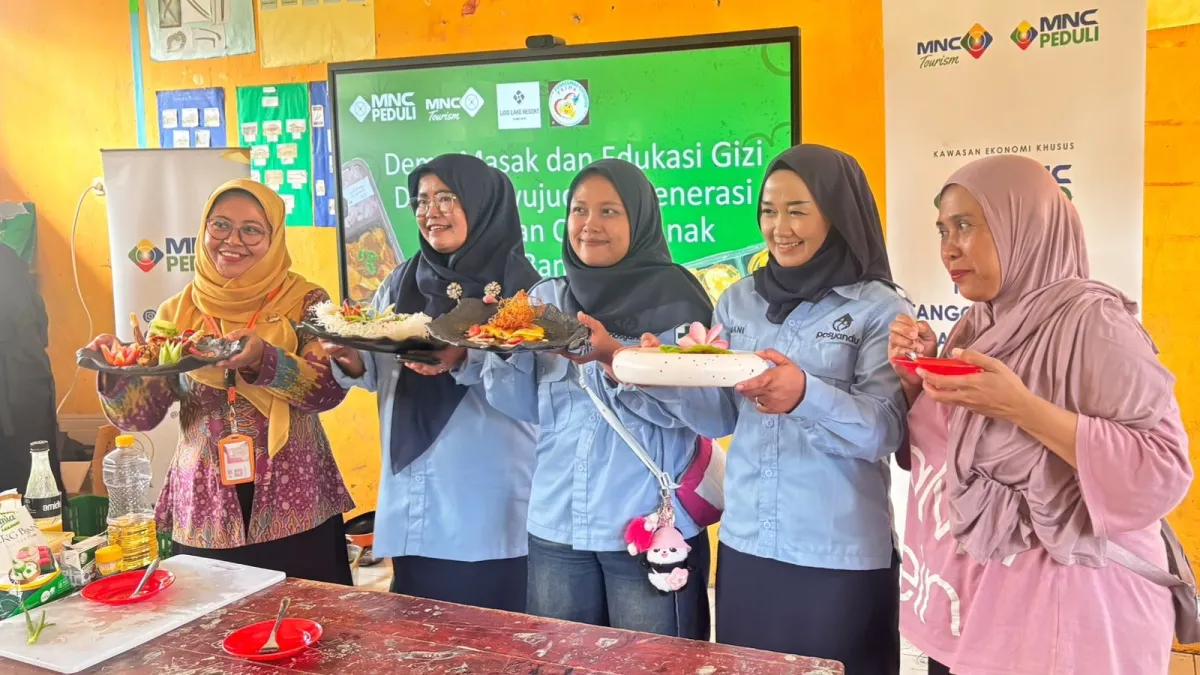 MNC Peduli dan MNC Tourism Gelar Demo Masak serta Edukasi Gizi untuk Warga Kampung Cibilik Sukabumi