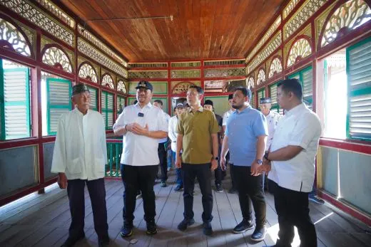 Bupati Batu Bara Tinjau Istana Niat Lima Laras, Dorong Revitalisasi Masuk Prioritas Nasional