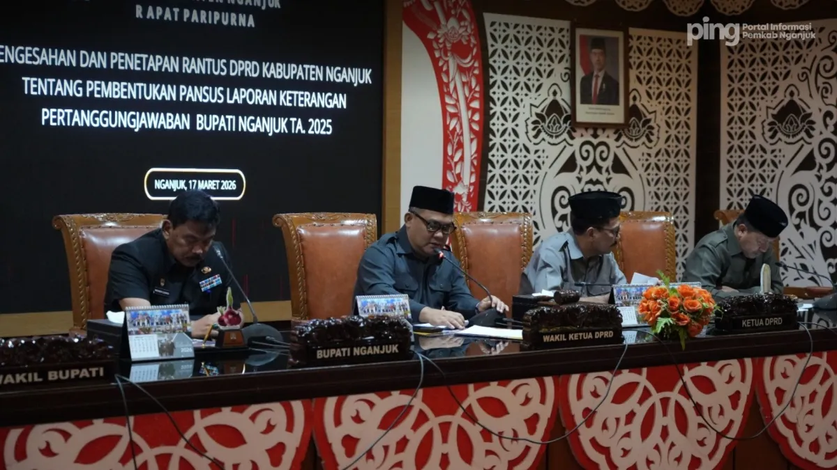 DPRD Nganjuk Susun Agenda Kerja Pascaleberan, Rapat Antar Komisi Digelar 25 Maret