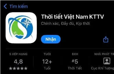Aplikasi “Vietnam Weather KTTV” Diluncurkan, Sediakan Peringatan Hujan Lebat hingga Longsor Secara Real-Time