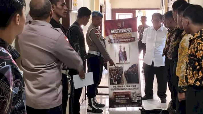 Propam Polres Sikka Sosialisasikan QR Yanduan untuk Awasi Rekrutmen Polri 2026