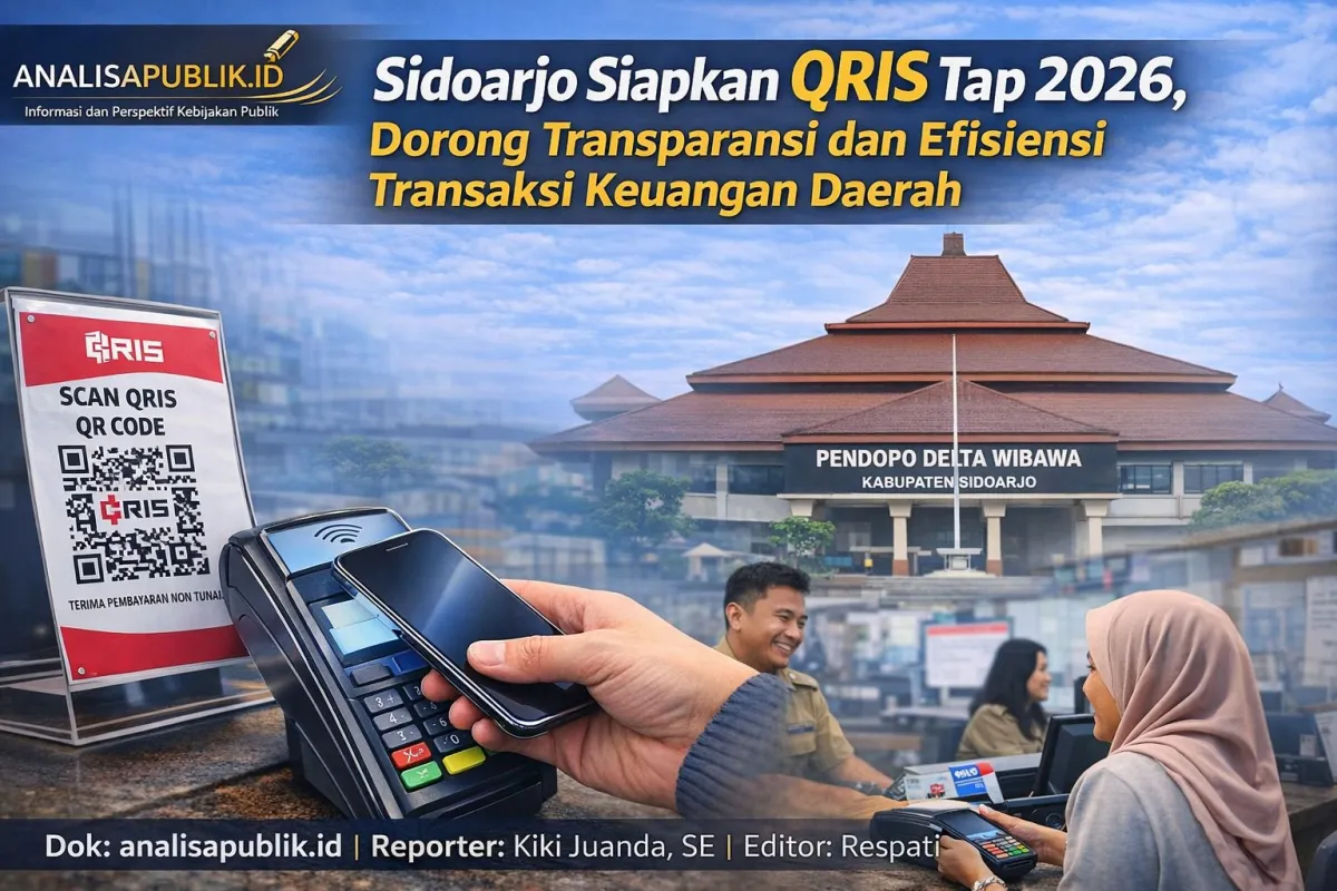 Sidoarjo Targetkan Terapkan QRIS Tap pada 2026 untuk Percepat Digitalisasi Transaksi Daerah