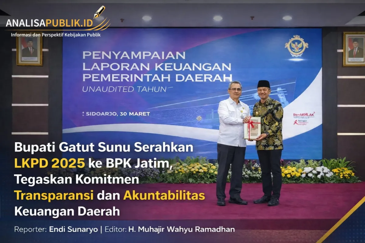 Pemkab Tulungagung Serahkan LKPD 2025 ke BPK Jatim, Bupati Tekankan Transparansi dan Target WTP
