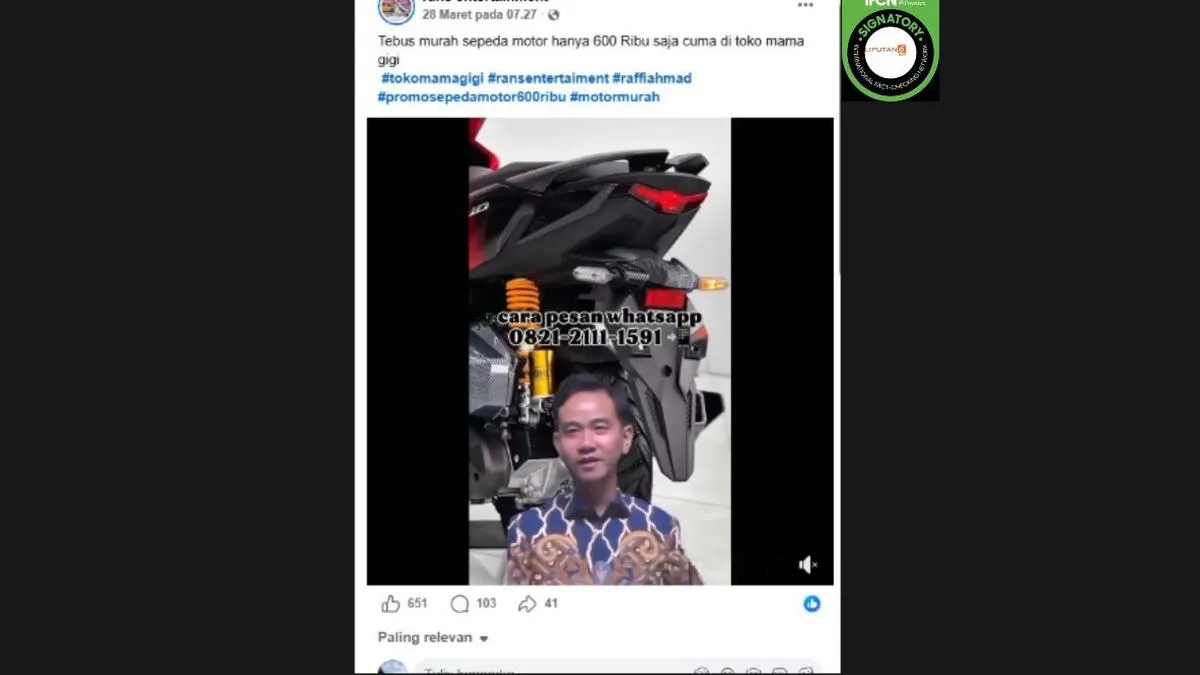 Hoaks Bermodus Bantuan dan Promo Murah di Medsos, Sejumlah Video Tokoh Publik Disebut Hasil Editan AI
