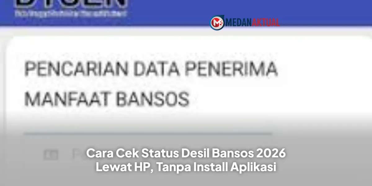 Cara Cek Status Desil Bansos 2026 Lewat HP Tanpa Aplikasi, Cukup Masukkan NIK