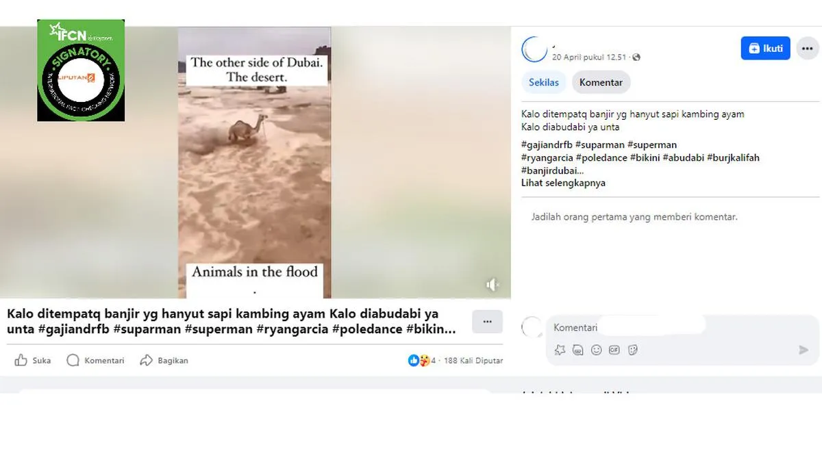Daftar Hoaks yang Mengaitkan Peristiwa di Dubai, dari Demo hingga Video Tornado