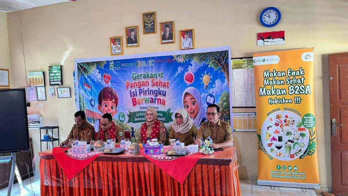 Pemkab Banyuasin Sosialisasikan PAHAT SIPIRNA di SMPN 1 Banyuasin III untuk Edukasi Gizi Seimbang