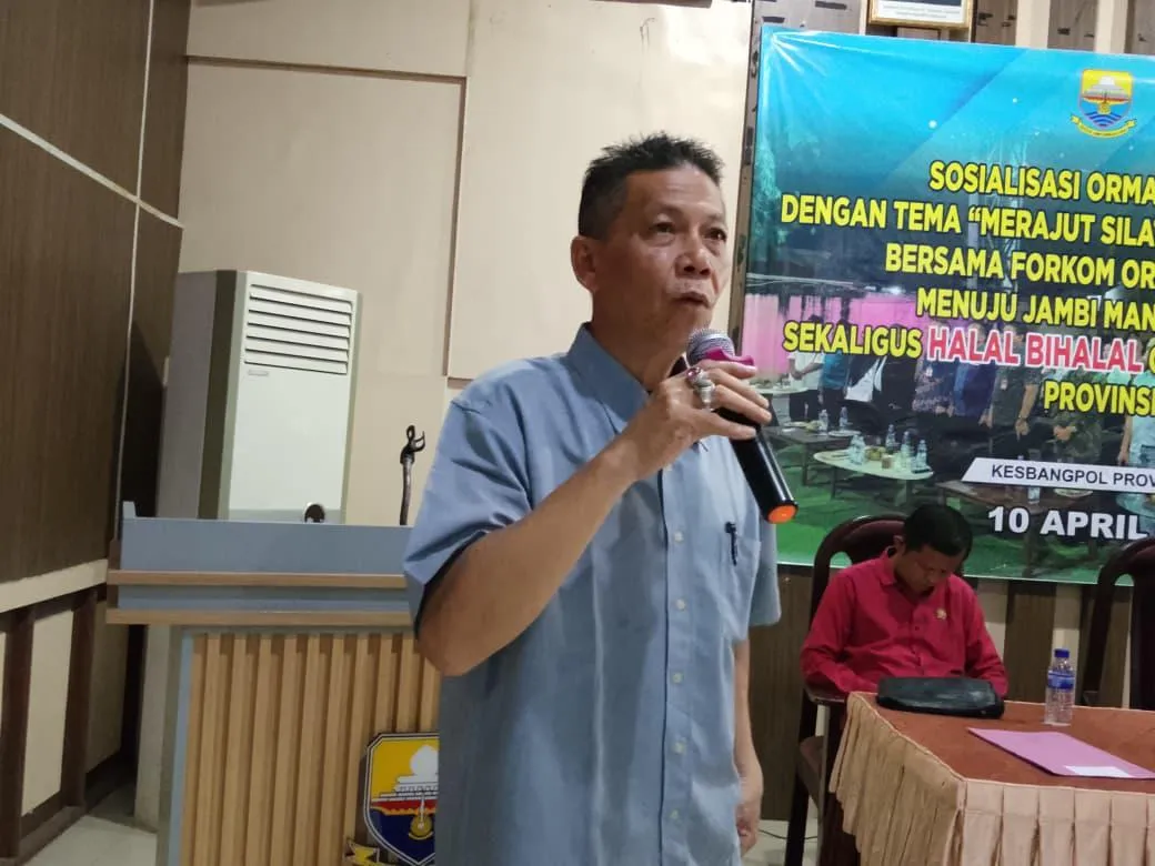 Kesbangpol Jambi Gelar Sosialisasi Keterbukaan Informasi Bersama Forkom Ormas