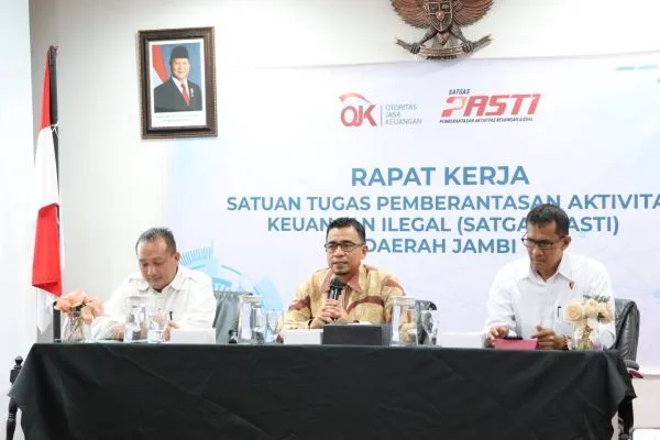 Satgas PASTI Jambi Gelar Rapat Kerja 2026, Bahas Risiko dan Modus Aktivitas Keuangan Ilegal