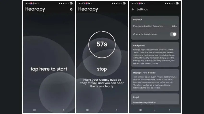 Samsung Rilis Hearapy, Aplikasi untuk Membantu Mengurangi Mabuk Perjalanan