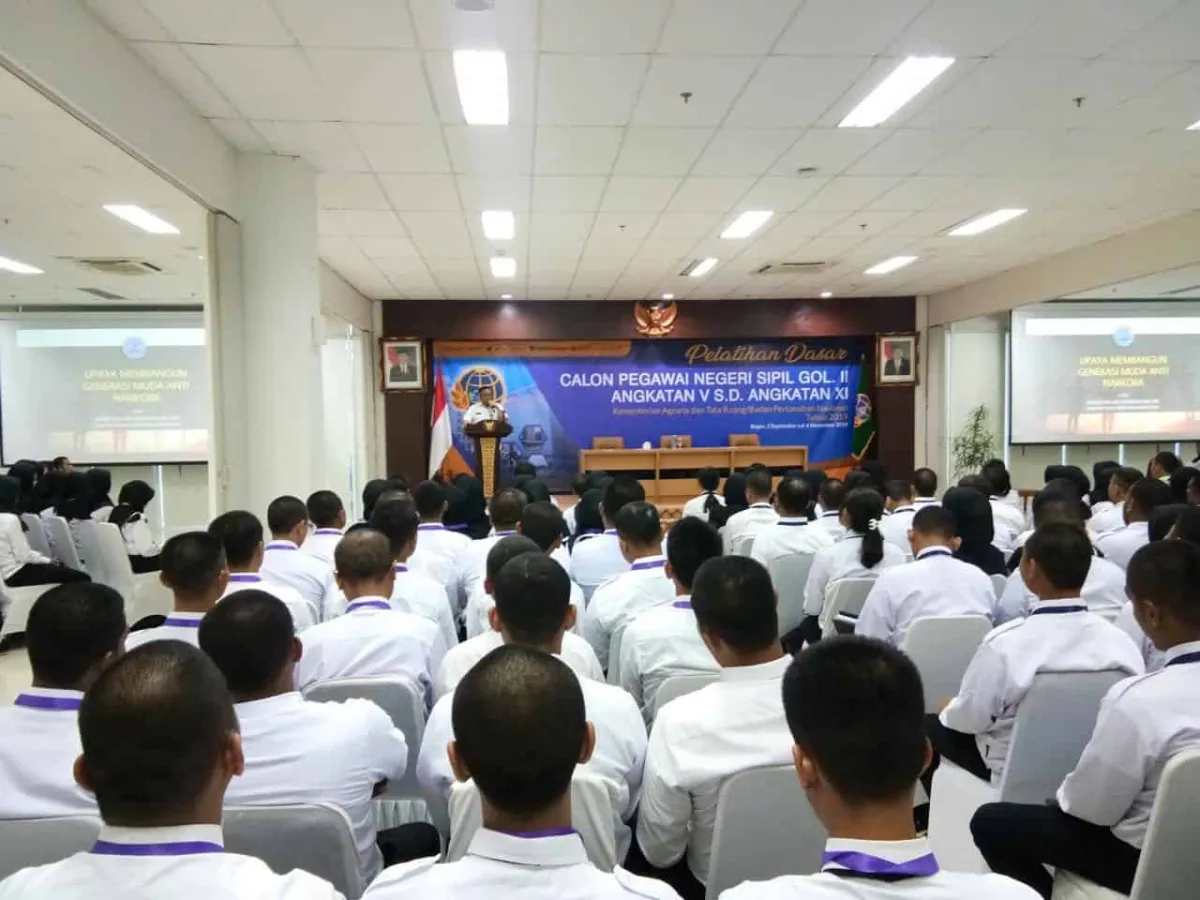 ATR/BPN Gelar Sosialisasi P4GN untuk CPNS, Tekankan Bahaya Penyalahgunaan Narkoba