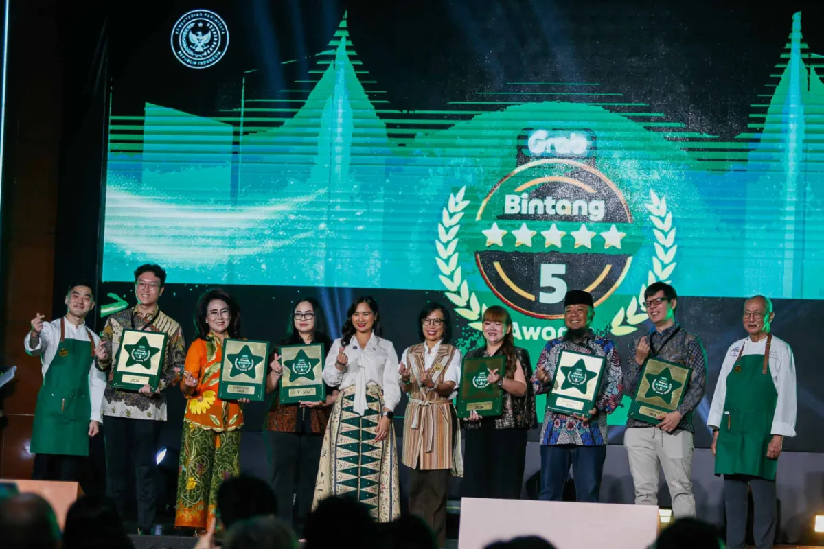 Grab dan Kemenpar Apresiasi Pelaku Kuliner Lokal lewat Grab Bintang 5 Awards