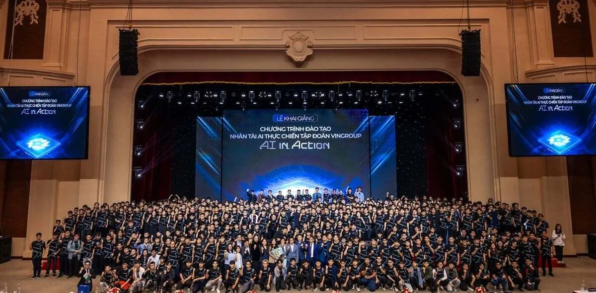 Vingroup Mulai Program Pelatihan 20.000 Talenta AI Praktis, Angkatan Pertama Diikuti 500 Peserta