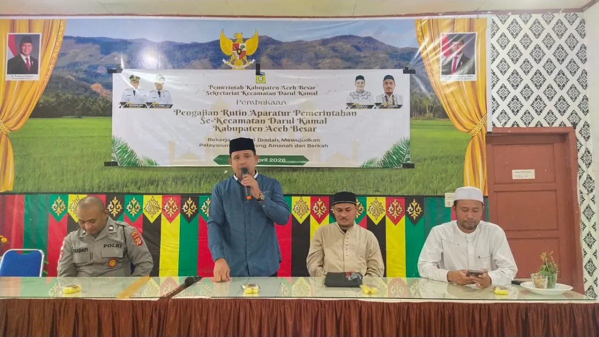 Pengajian Rutin Aparatur Darul Kamal Dibuka, Bahas Penguatan Pelayanan Publik hingga Isu Adat dan Syariat