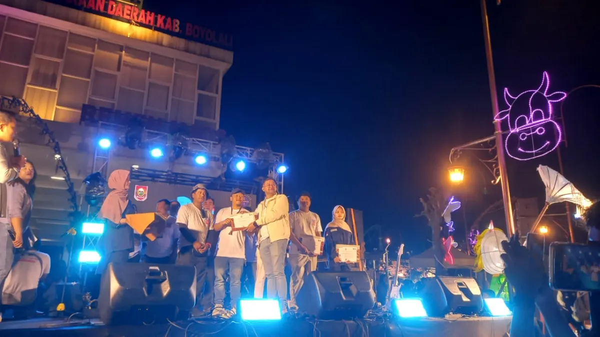 Malam Puncak Boyolali City Light 2026 Umumkan Pemenang Lomba Video dan Suguhkan Panggung Musik-Tarian