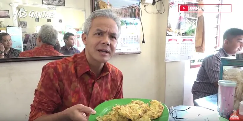 Vlog Ganjar Pranowo di YouTube Ikut Dorong Popularitas Kuliner Lokal Jawa Tengah