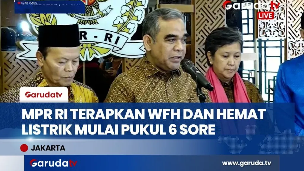 Gedung DPR/MPR Lengang Imbas Kebijakan WFH untuk Efisiensi Energi