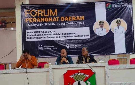 Bupati Sumba Barat Tekankan Integritas ASN dan Transparansi Program dalam Rakor Perangkat Daerah 2026