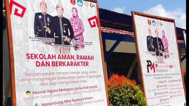 Disdikbud Lampung Barat Nilai Banner Efektif untuk Transparansi, Pengadaan Dipersoalkan karena Biaya Rp500 Ribu per Sekolah
