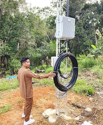 Pemkab Barito Utara Bangun GSM Booster untuk Atasi Blank Spot 4G di Dua Desa Terpencil