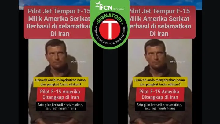 Video yang Diklaim Pilot F-15 AS Ditawan Iran Ternyata Rekaman Perang Teluk 1991