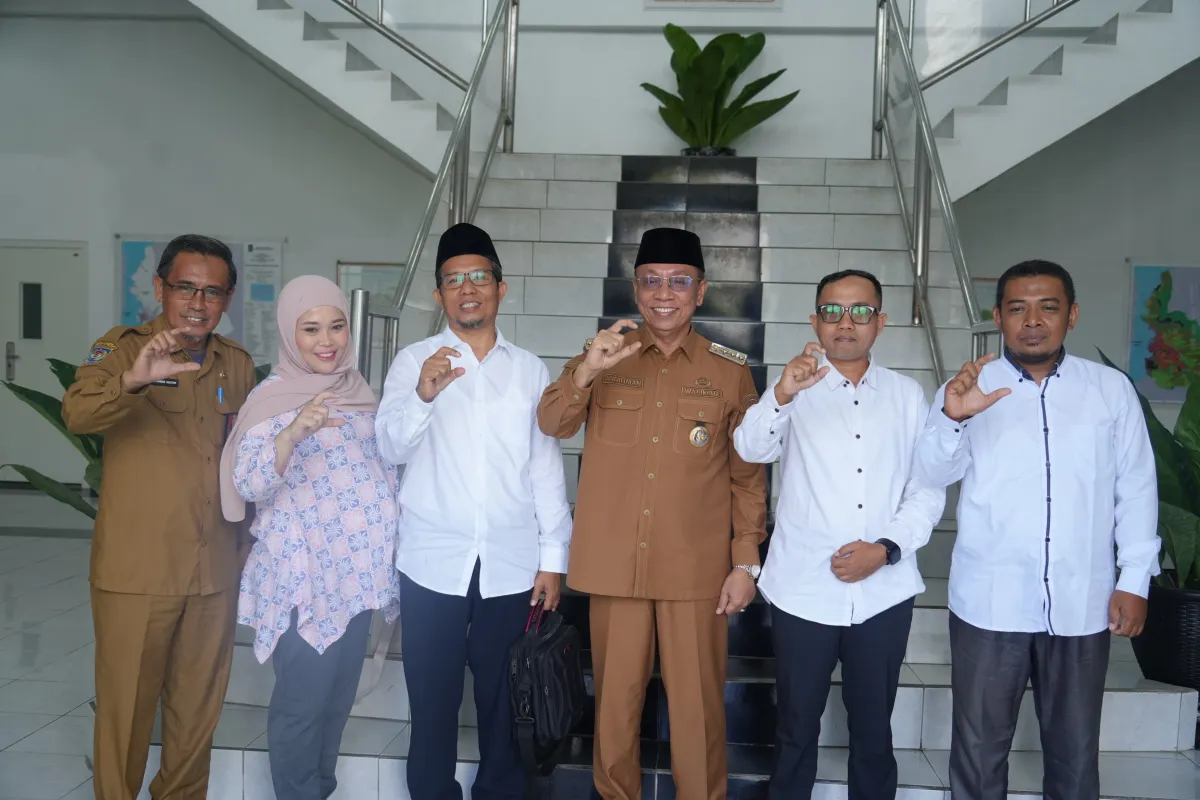 Audiensi dengan Komisi Informasi NTB, Wali Kota Bima Tekankan Penguatan Keterbukaan Informasi Publik