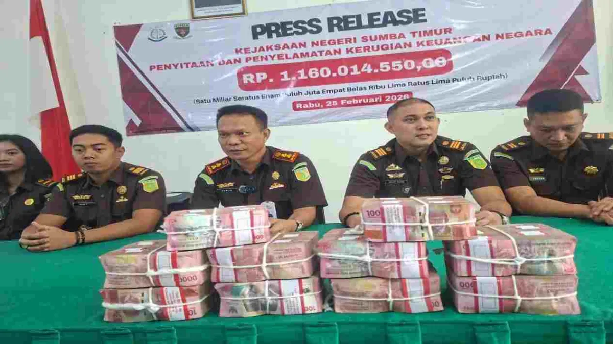 Kejari Sumba Timur Sita Rp1,01 Miliar dan Terima Pengembalian Rp150 Juta dalam Penyidikan Dugaan Korupsi BUMD