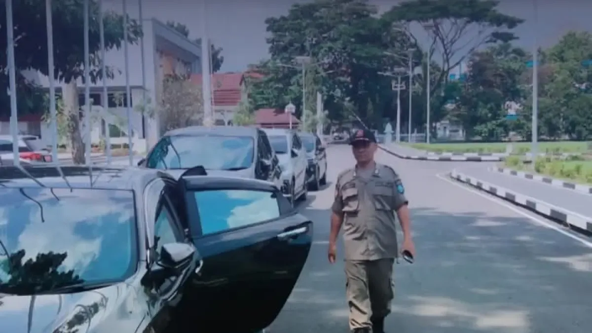 Satpol PP NTB Amankan Kunjungan Kerja Menteri ATR di Kantor Gubernur