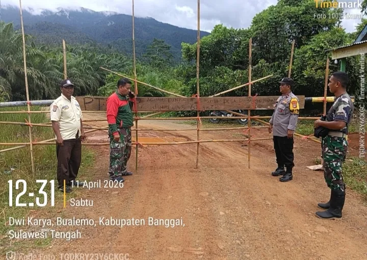 Aksi Palang Jalan di Pintu Masuk PT Wira Mas Permai Dibuka Usai Mediasi, Warga Tuntut Transparansi Plasma Sawit