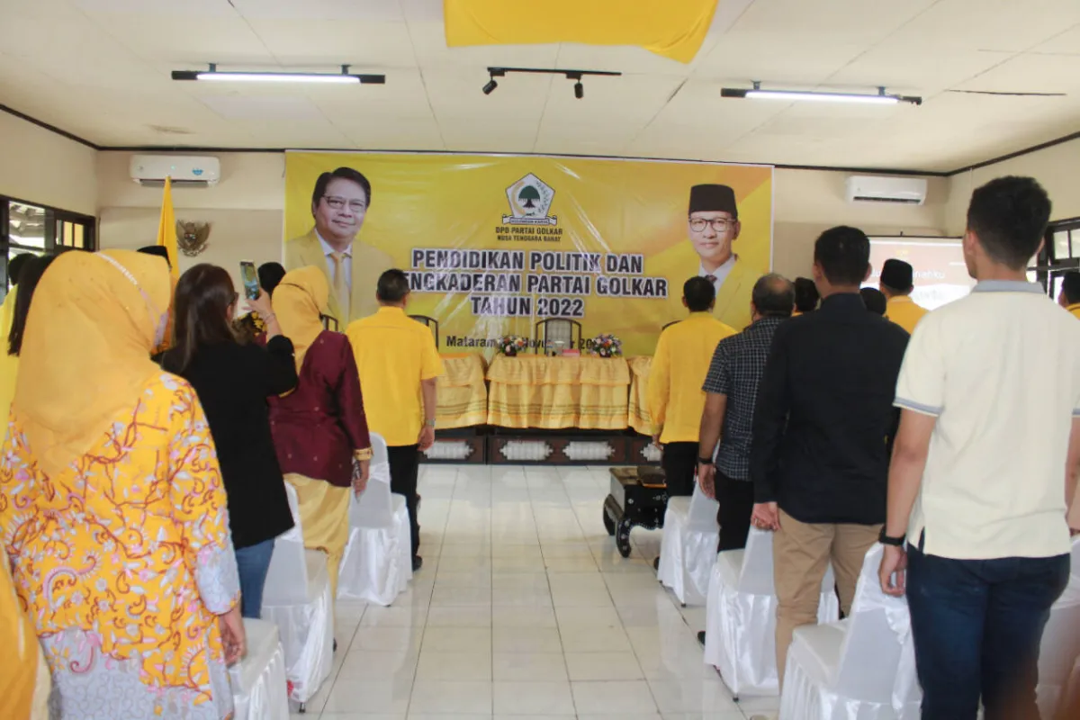 Golkar NTB Gelar Pendidikan Politik dan Pengaderan Jelang Pemilu 2024