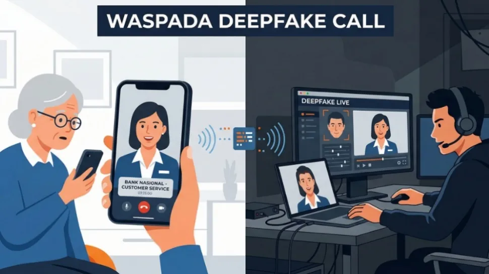 Mengenali Deepfake Call: Modus Penipuan Berbasis AI yang Kian Marak