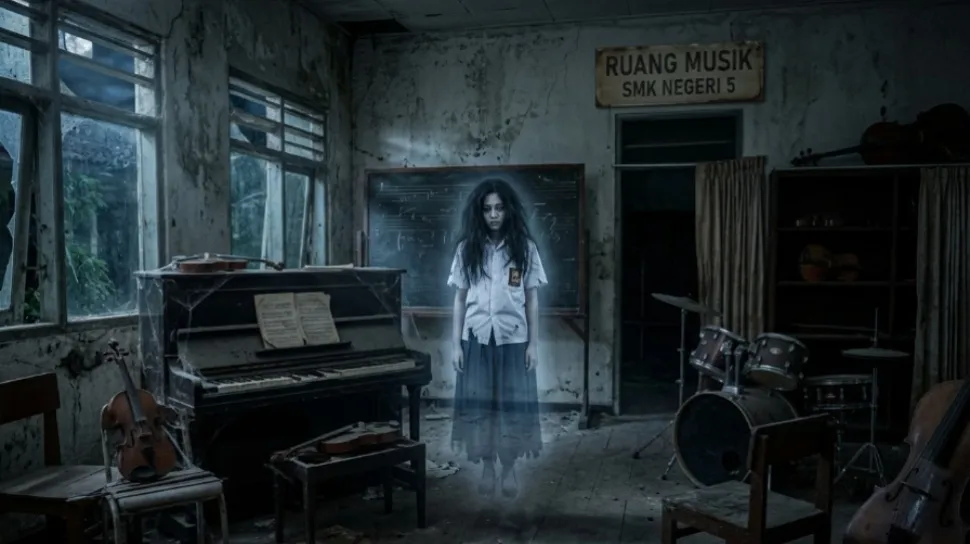 Konten Kreator Temukan Kerangka di Ruang Musik Sekolah Terbengkalai Saat Siaran Langsung